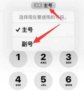 台安苹果14维修店分享iPhone 14 Pro Max使用副卡打电话的方法 